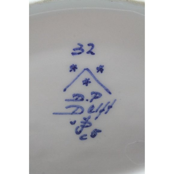 Handpainted Delft Blue Holland Ceramic Container Jar Trinket Box with lid - wind - Picture 12 of 12